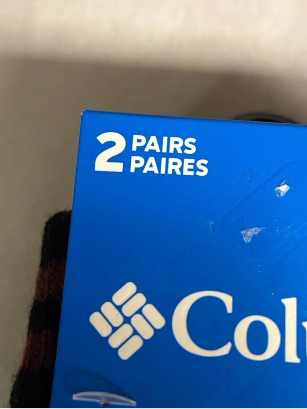New Columbia Socks Men’s 2 Pair Black Warm Fleece Socks Activewear Casual Active - Picture 8 of 12